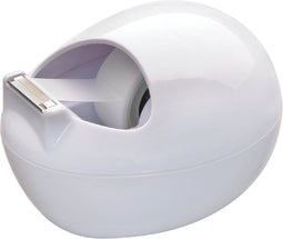 Scotch® Tape Dispenser Design Keivormig by Karim Rashid, Wit + 1 Rol Scotch® Magic™ Tape 19 mm x 7,5 m