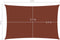 vidaXL - Zonnescherm - rechthoekig - 3x6 - m - oxford - stof - terracottakleurig