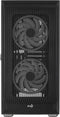 Aerocool Graphite - Middle Tower PC Behuizing - 3x 140mm ARGB - Zwart (3x)