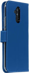 Accezz Hoesje Geschikt voor Huawei Mate 20 Lite Hoesje Met Pasjeshouder - Accezz Wallet Softcase Bookcase - Donkerblauw