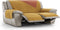 Bankbedekking Eysa NORUEGA Mosterd 100 x 110 x 160 cm