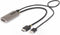 Startech.com 30cm HDMI naar DisplayPort Adapter Kabel - 8K 60Hz Actieve HDMI 2.1 naar DP 1.4 Video Converter Zilver Zwart