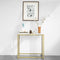 SoBuy FSB29-G - Console Tafel - Gouden Metalen Frame - 80x75x30 cm