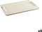 Snackdienblad Quid Mineral Gres Beige Keramisch 35 x 23 cm (6 Stuks)