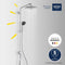GROHE Vitalio Joy 260 Regendouche - Ø 26 cm - 3 straalsoorten - Chroom