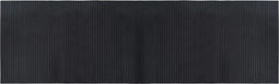 vidaXL - Vloerkleed - rechthoekig - 60x200 - cm - bamboe - zwart