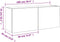 vidaXL - Tv-wandmeubel - met - LED-verlichting - 100x35x41 - cm - wit