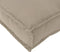 vidaXL - Ligbedkussen - voor - Stoel - 2 - stuks - Taupe - 40x40x8 - cm - Oxford - Stof