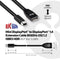 Club 3D - Mini DisplayPort naar DisplayPort 1.4 - 8K 60Hz DSC 1.2 HBR3 HDR - Zwart 1m