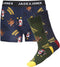 JACK&JONES JUNIOR JACPENGUIN - Boxershorts - Flexibel en comfortabel - Navy Blazer (1 stuk)
