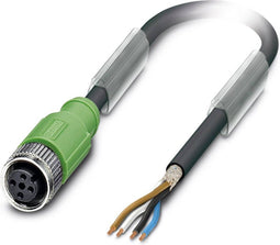 Phoenix Contact 1500716 Sensor/actuator connector, geassembleerd M12 Aantal polen: 4 Bus, recht 10.00 m 1 stuk(s)