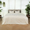 Kayori Elin - Dekbedovertrek Katoensatijn 140x200-220 cm - Luxe en zacht - Offwhite