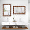 Coast WoodLuxe - Wandspiegel 106 x 71 cm - Rustiek Houten Frame Naturel