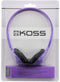Koss KPH7 - On-Ear Koptelefoon - 40 mm luidspreker - Violet