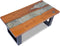 vidaXL - Salontafel - massief - teakhout - hars - 100x50 - cm