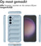 imoshion Hoesje - Geschikt voor Samsung Galaxy S23 FE - EasyGrip Backcover - Lichtblauw
