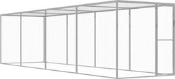 vidaXL - Kattenkooi - 6x1,5x1,5 - m - gegalvaniseerd - staal