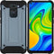 iMoshion Hoesje Geschikt voor Xiaomi Redmi Note 9 Hoesje - iMoshion Rugged Xtreme Backcover - Donkerblauw