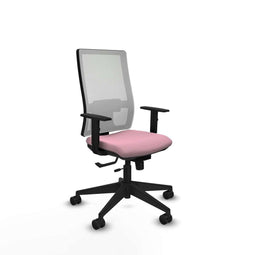 Piqueras y Crespo 1D066N0 - Bureaustoel - Verstelbare hoogte met armleuning - Roze