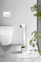 WENKO Rivalta - Toiletbutler 3 in 1 - Toiletborstelhouder en toiletrolhouder - RVS mat