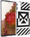 iMoshion Hoesje Geschikt voor Samsung Galaxy S21 Hoesje Siliconen - iMoshion Design hoesje - Transparant / Graphic Stripes