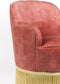 Bold Monkey Fringe Me Up fauteuil oudroze
