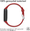 imoshion Siliconen bandje - Geschikt voor Fitbit Luxe - Rood - One Size