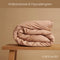 Coco & Cici - Tencel Twill Dekbedovertrek 200 x 200 cm - 2 Persoons Beddengoed - Peach - Lyocell - Ritssluiting & Extra Zacht - 2 Kussenslopen (60x70)