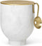 Ferm Living - Alza Ice Bucket - Ijsemmer - Marmer - Wit