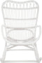 J-Line schommelstoel - rotan - wit