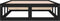 vidaXL - Bedframe - massief - hout - zwart - 90x190 - cm