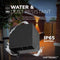 HOFTRONIC Kansas - Wandlamp Dimbaar - IP65 Waterdicht - 3000K Warm Wit - 7 Watt - Zwart (2 stuks)
