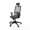 Horna Traslack Piqueras y Crespo 1D066G2 - Bureaustoel - Hoofdsteun en armleuning - Donker grijs