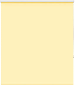 vidaXL - Rolgordijn - verduisterend - 130x175 - cm - stofbreedte - 126,6 - cm - geel