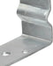vidaXL Grondankers 6 st 9x6x15 cm gegalvaniseerd staal zilverkleurig