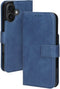 Mobiparts iPhone 16 - Classic Wallet Case - MagSafe Compatible - Steel Blue