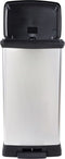 Curver Decobin - Pedaalemmer - 50L - Soft-Close - Zilver Metallic