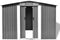 vidaXL - Tuinberging - 257x205x178 - cm - staal - bruin