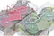 Kaarsenset DKD Home Decor Kerstmis (5,5 x 5,5 x 6 cm) (2 Stuks)