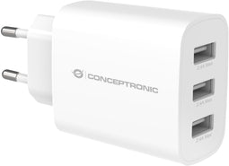 Conceptronic ALTHEA13W - Oplader AC - 30W Quick Charge 4.0 - Wit