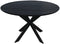 StarFurn Eettafel Ferris Eiken Rond 130cm Zwart