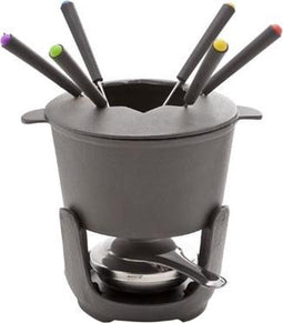 Cosy&Trendy Fondue set - Gietijzer - Optimale warmteverdeling - 6 personen - Inclusief Fonduevorken