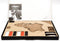 MiMi Innovations® Exclusieve Houten Wereldkaart - Muurdecoratie - Wanddecoratie - Muursticker - 130x78 cm/51.2x30.8 inch - Walnoot