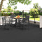 EUGAD WPC Terrastegels - 30 x 60 cm - Antislip - Grijs (12 stuks)