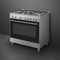 SMEG CX91GMXNLK - Gasfornuis - 90 cm - 5 kookzones - RVS