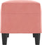 vidaXL - Bankje - 70x35x41 - cm - fluweel - roze