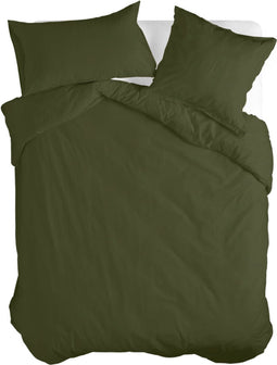 Noorse hoes HappyFriday Basic Groen 180 x 220 cm