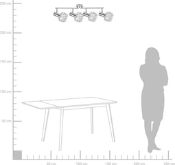 CHENAB - Wandlamp - Zilver - Metaal
