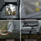 SoBuy OGS32-HG - Camping Tent - 4-in-1 met Luchtmatras en Slaapzak - Grijs