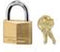 MasterLock Hangslot - Massief Messing - 4-pins cilinder - 4 stuks